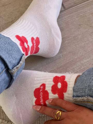 Chaussettes Fleurs